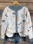 Floral Casual Cardigan