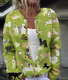 Dog Art Button Cardigan