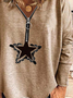 Casual V Neck Blouse