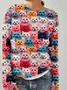 Cat Simple Loose Knitted Sweater
