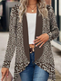 Floral printed casual cardigan