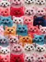 Cat Simple Loose Knitted Sweater