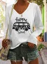 V Neck Hippie Soul Vintage T-Shirt