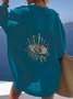 Shirt Collar Loose Abstract Casual Shirt