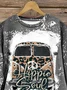 Crew Neck Hippie Soul Vintage Sweatshirt