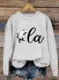 Women's Comma la Cat Halloween Print Sweatshirt