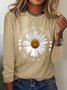 Loose Hippie Casual Cotton-Blend T-Shirt