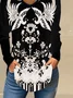 Hippie V Neck Ethnic Casual Loose Blouse