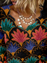 Ethnic Geometry Loose Jersey Vintage T-Shirt