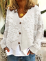 Floral Casual Loose Jersey Kimono