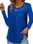 Casual Plain Loose Blouse