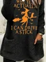 Halloween Crew Neck Casual Blouse