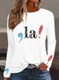 Kamala Harris Inspired Text Letter Women's T-shirt