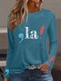 Kamala Harris Inspired Text Letter Women's T-shirt