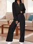 Loose Jersey Casual Two-Piece Set