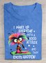 Funny Sarcastic Cotton T-shirt