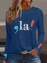 Kamala Harris Inspired Text Letter Women's T-shirt
