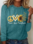 Hippie Peace Love Sunflower T-shirt