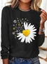 Casual Crew Neck Hippie T-Shirt