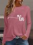 Comma La printed casual women's T-shirt