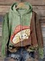 Zipper Loose Ethnic Casual Hoodie Jacket