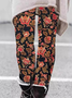 Vintage Floral Jersey Leggings