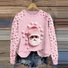 Cute Pink Santa Knitted Sweater