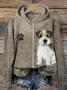 Zipper Loose Ethnic Casual Hoodie Jacket
