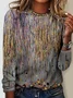 Loose Ombre Casual T-Shirt