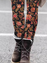 Vintage Floral Jersey Leggings