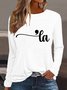 Comma La printed casual women's T-shirt