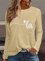 Comma La printed casual women's T-shirt