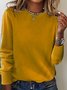 Yarn/Wool Yarn Casual Loose Sweater