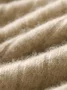 V Neck Casual Loose Yarn/Wool Yarn Sweater