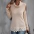 Plain Casual Crew Neck Loose Blouse