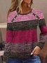 Ethnic Loose Casual V Neck Blouse