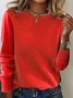 Yarn/Wool Yarn Casual Loose Sweater