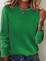 Yarn/Wool Yarn Casual Loose Sweater
