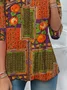 Floral Crew Neck Casual T-Shirt