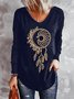 Dreamcatcher Loose Jersey Boho T-Shirt