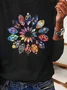 Hippie Flower Vitality Casual Women's T-shirt