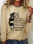 Skeleton print casual T-shirt