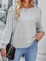Loose Casual Hoodie Blouse