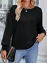 Loose Casual Hoodie Blouse
