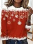 Casual Christmas Jersey T-Shirt