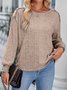Loose Casual Hoodie Blouse