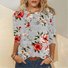 Crew Neck Casual Jersey Striped T-Shirt