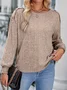 Loose Casual Hoodie Blouse