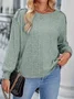 Loose Casual Hoodie Blouse