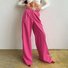 Loose Casual Plain Pants